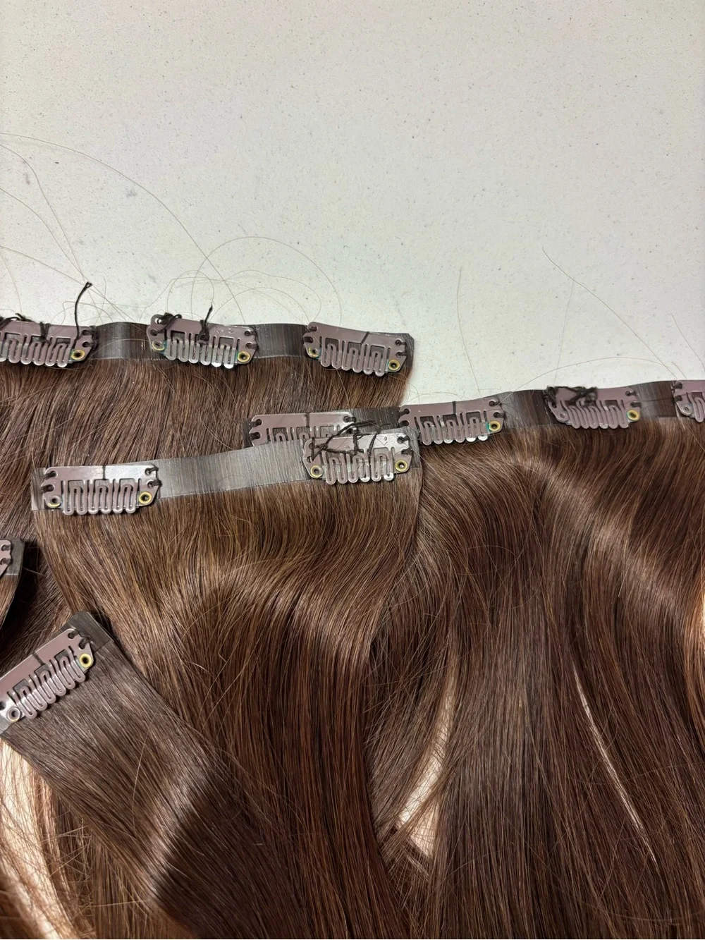 Goo Goo Hair 16” Chocolate Brown Human Hair Extensions